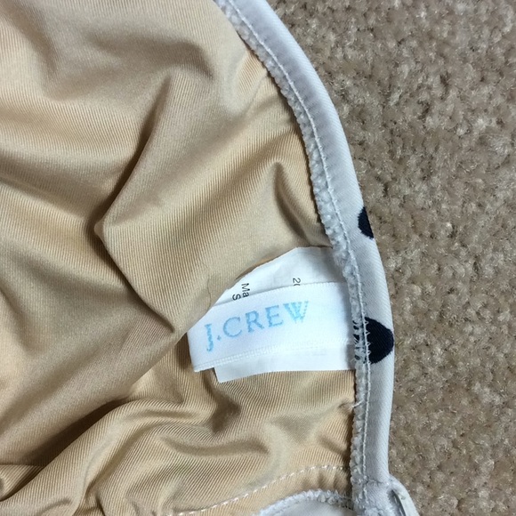 J crew Polka dot bikini top size small - Picture 3 of 3